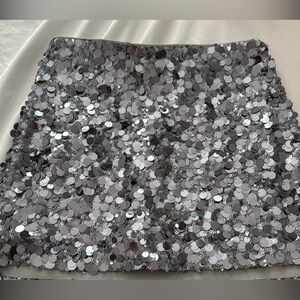 Sequin Mini Skort